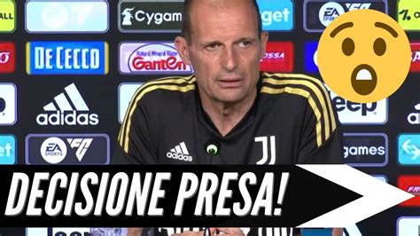 ALLEGRI NON HA ALCUN DUBBIO DECISIONE PRESA SUL FUTURO