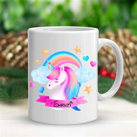 Personalised Unicorn Mug For Kids | Customized Mugs | Kids Mugs