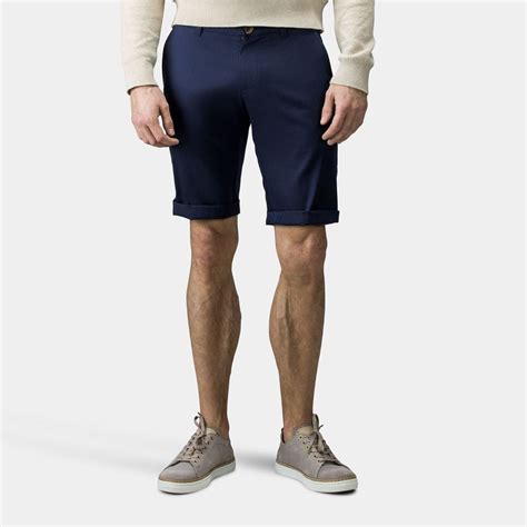 Short Stretch Bleu Marine Pour Hommes Tailor Store®