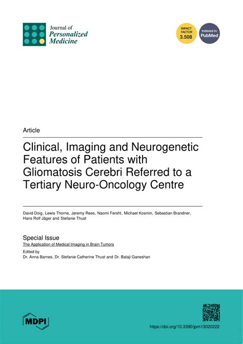 PDF Clinical Imaging And Neurogenetic Features Of Patients With