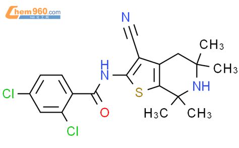 503429 08 1 2 4 Dichloro N 3 Cyano 5 5 7 7 Tetramethyl 4 5 6 7