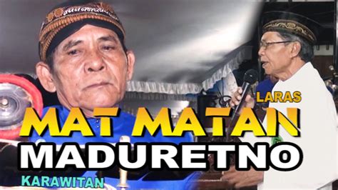 MAT MATAN LARAS MADURETNO KARAWITAN ERA VCD 2000 YouTube