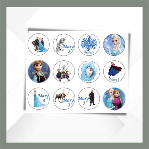 Frozen Cupcake Toppers Top My Cakes