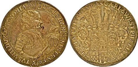 1 Thaler John Ernest VIII Ducado De Sajonia Coburgo Saalfeld Numista