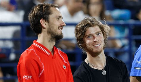 Watch Daniil Medvedev And Andrey Rublev Grove Together During Cent