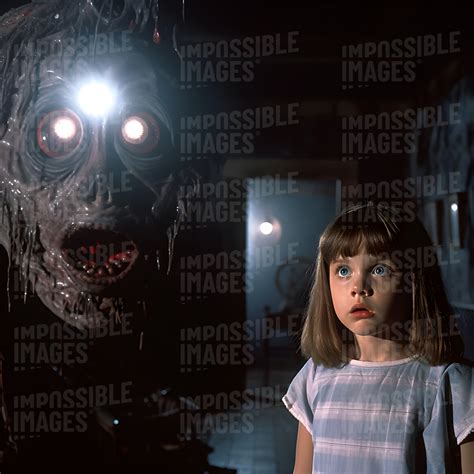 Girl and monster stare in disbelief at Halloween movie - Impossible ...