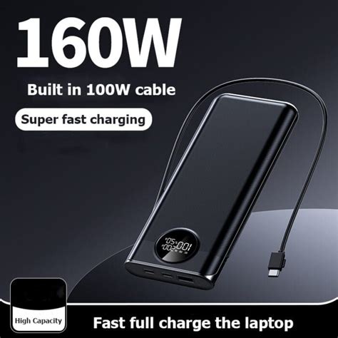 Wpd Portable Built In Cable W W Power Bank Mah Fast