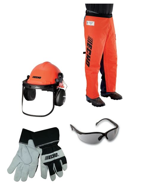 99988801527 Echo Chain Saw Safety Kit Chaps Helmet