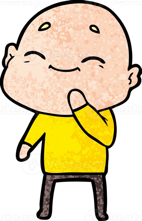 Happy Cartoon Bald Man 45237293 Png