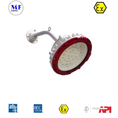 Ex Led Explosion Proof Light Atex Certified 60w Zone 1 Zone 2 Lng Gas Station Oil Industry Light