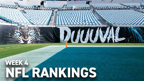 Nfl Power Rankings Jaguars Week 4