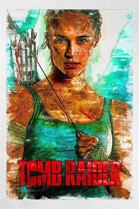 Movie Lara Croft Tomb Raider Digital Art By Keagan Arcelina Pixels