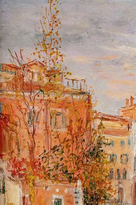 Proantic Serge Belloni Le Peintre De Paris Vue Dun Canal