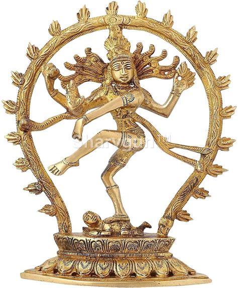 Buy Sharvgun Dancing God Shiva Nataraja Hindu Statue Puja Mandir Temple