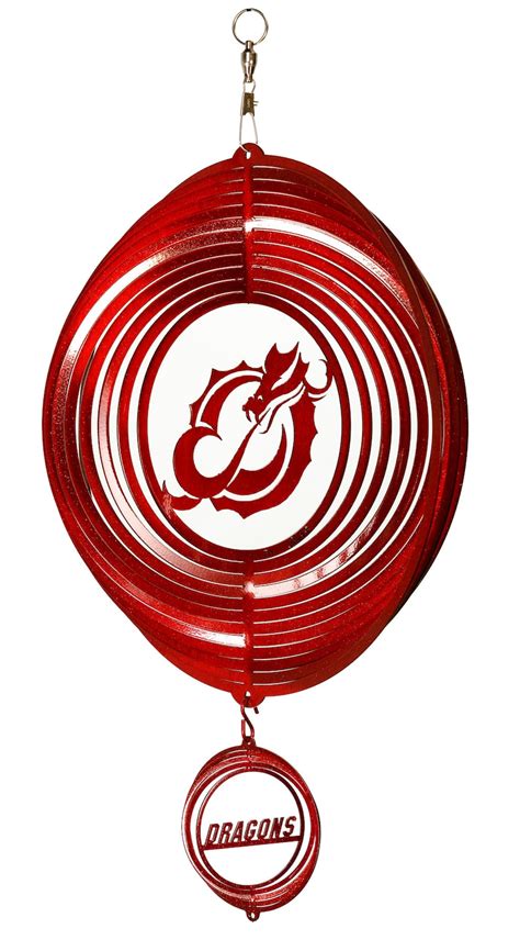 Minnesota State Moorhead MSUM Dragons Red Circle Swirly Metal - Etsy