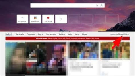 How To Hide The News Section From Microsoft Edge New Tab Laptrinhx News