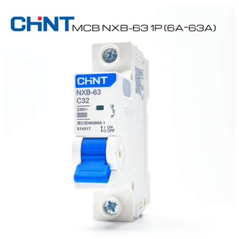 Aptomat MCB 1 Pha NXB 63 Chint 6A 10A 16A 25A 32A 40A 50A 63A