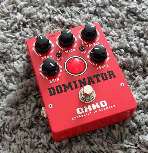 Okko Dominator Mkii Distortion Pedal Red Reverb Australia