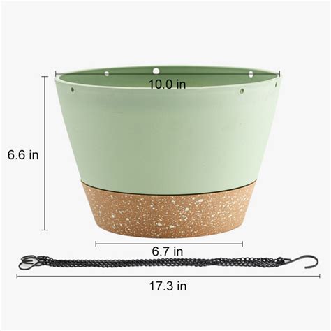 Jardiniere Bac A Fleur Pot De Fleurs Suspendu En Plastique Auto