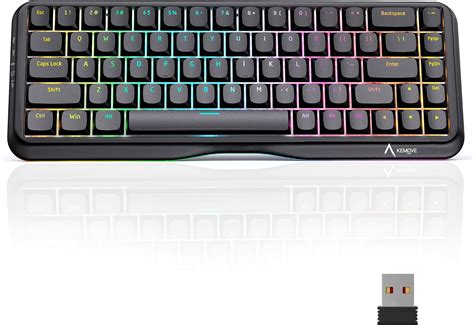 KEMOVE K68 Teclado mecánico inalámbrico para juegos 2 4 GHz Bluetooth