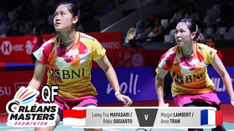 Lanny Tria Mayasari Ribka Sugiarto Vs Margot Lambert Anne Tran Qf