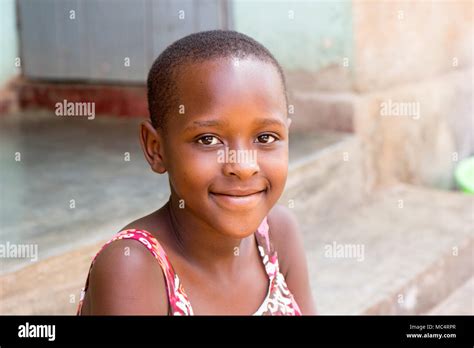 Lugazi Uganda 14 May 2017 A Portrait Of A Beautiful Ugandan Girl