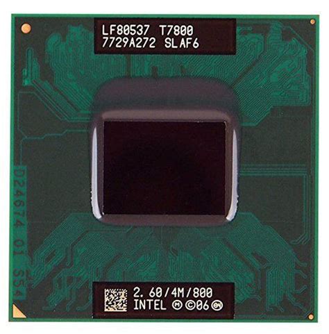 Intel Core 2 Duo T7800 Slaf6 26ghz 4mb Dual Core Mobile Cpu Processor Socket P 251951685635 Ebay