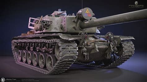 ArtStation World Of Tanks T110E4 Major Ram 3D Style Maria Nymph