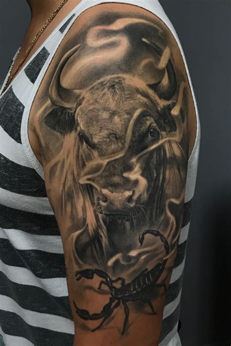 taurus the bull tattoo 1