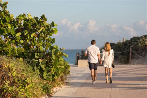 Miami Beach Sunset Proposal Photography Session South Pointe Park