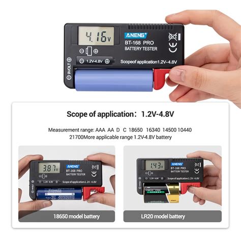 Digitale Batterij Tester BT 168 Pro Digitale Batte Grandado