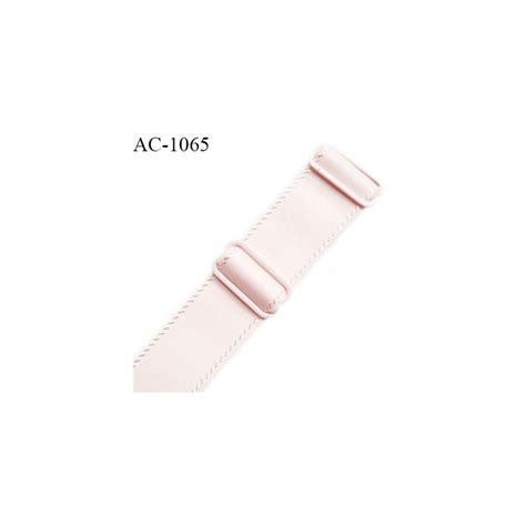 Bretelle lingerie SG 19 mm très haut de gamme couleur rose candy avec 2