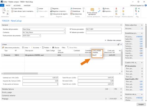 Microsoft Dynamics Configuración de las unidades de medida ASM Soft