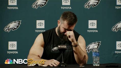 Philadelphia Eagles Jason Kelce Makes Emotional Retirement