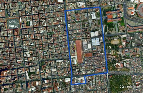 la merced public markets area  mexico city centre