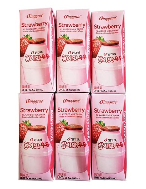 Amazon Binggrae Fresh Strawberry Uht Milk Dairy Products South