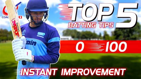 5 CRICKET BATTING TIPS that will help YOU IMPROVE TODAY!!! - Win Big Sports