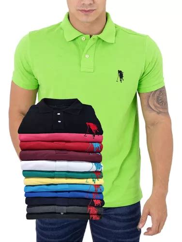 Kit Camisa Polo Cores Masculina Grandes Marcas Revenda Frete Gr Tis