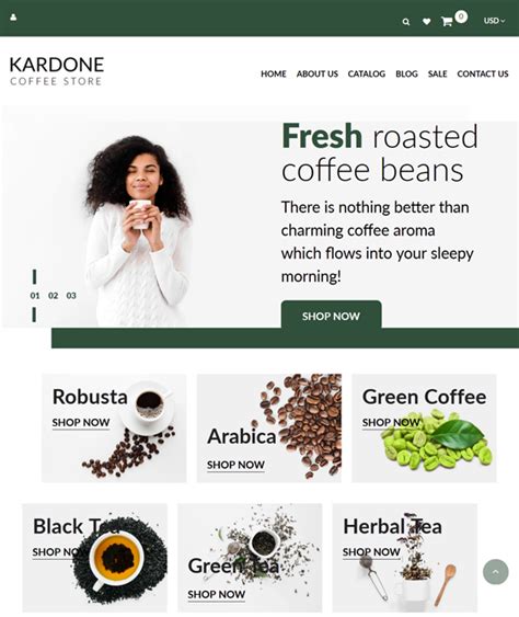 Strong And Smooth Shopify Themes For Coffee Shops Site Bloom