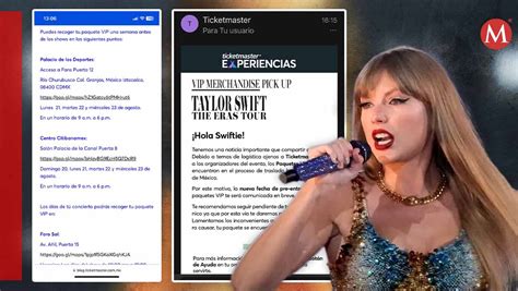 Taylor Swift En México ¿cuándo Puedes Recoger Tu Paquete Vip Grupo