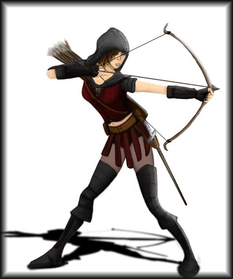 Female Archer Coloured By Scoutct6 On Deviantart