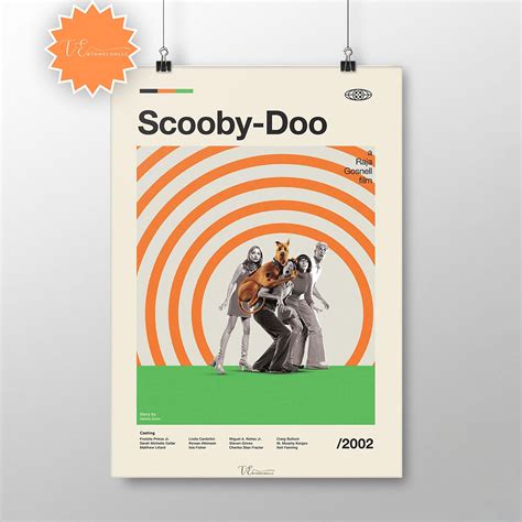 Scooby Doo Movie Poster Scooby Doo Movie Prints Music & - Etsy