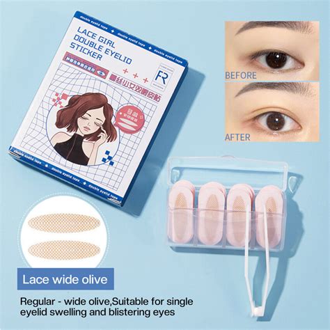 Double Eyelid Stickers Eyelid Sticker Lace Eye Lift Strips Double ...