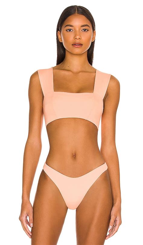 Lspace Parker Bikini Top In Tangy Revolve