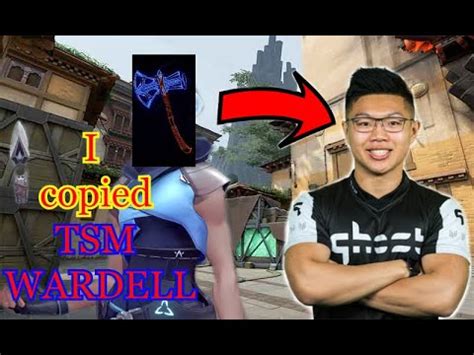 I Copied Tsm Wardell Valorant Youtube