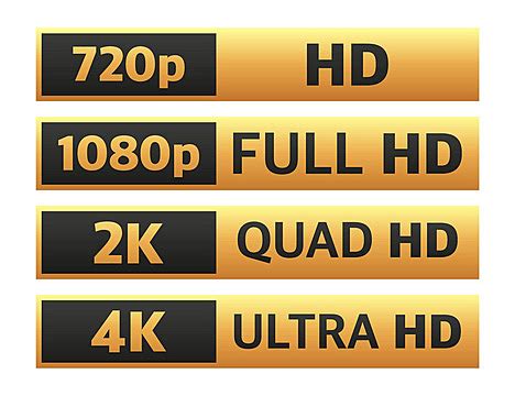 Versatile Vector Illustration Of A Sleek Full Hd 4k Tv With Modern ...