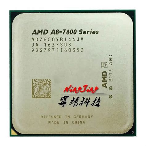 AMD A8 Series A8 7600 A8 7600 3.1GHz Quad Core AD7600YBI44JA Socket FM2 ...