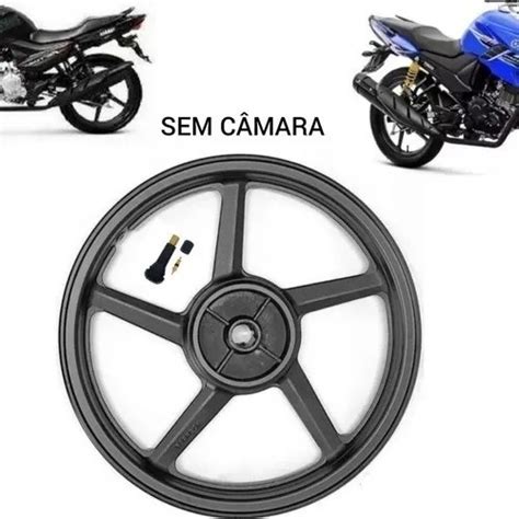 Roda Traseira Liga Leve Rodão Yamaha YBR 125 Factor 2009 Sem Câmara