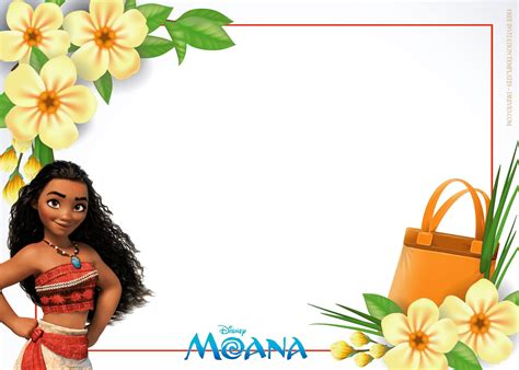 Summer Bash With Moana Birthday Invitation Templates Moana