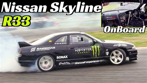 Rick Van Goethems Nissan Skyline R33 Gts T Drift Car Onboard At Drift